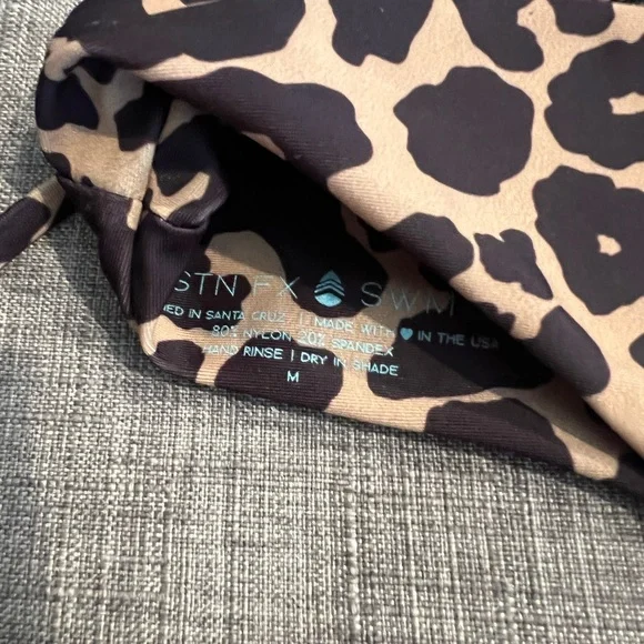 Stone Fox Swim Leopard Print Bikini - Picture 4 of 4
